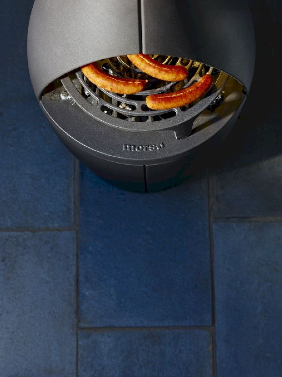 Morso Kamino buitenhaard, bovenaanzicht