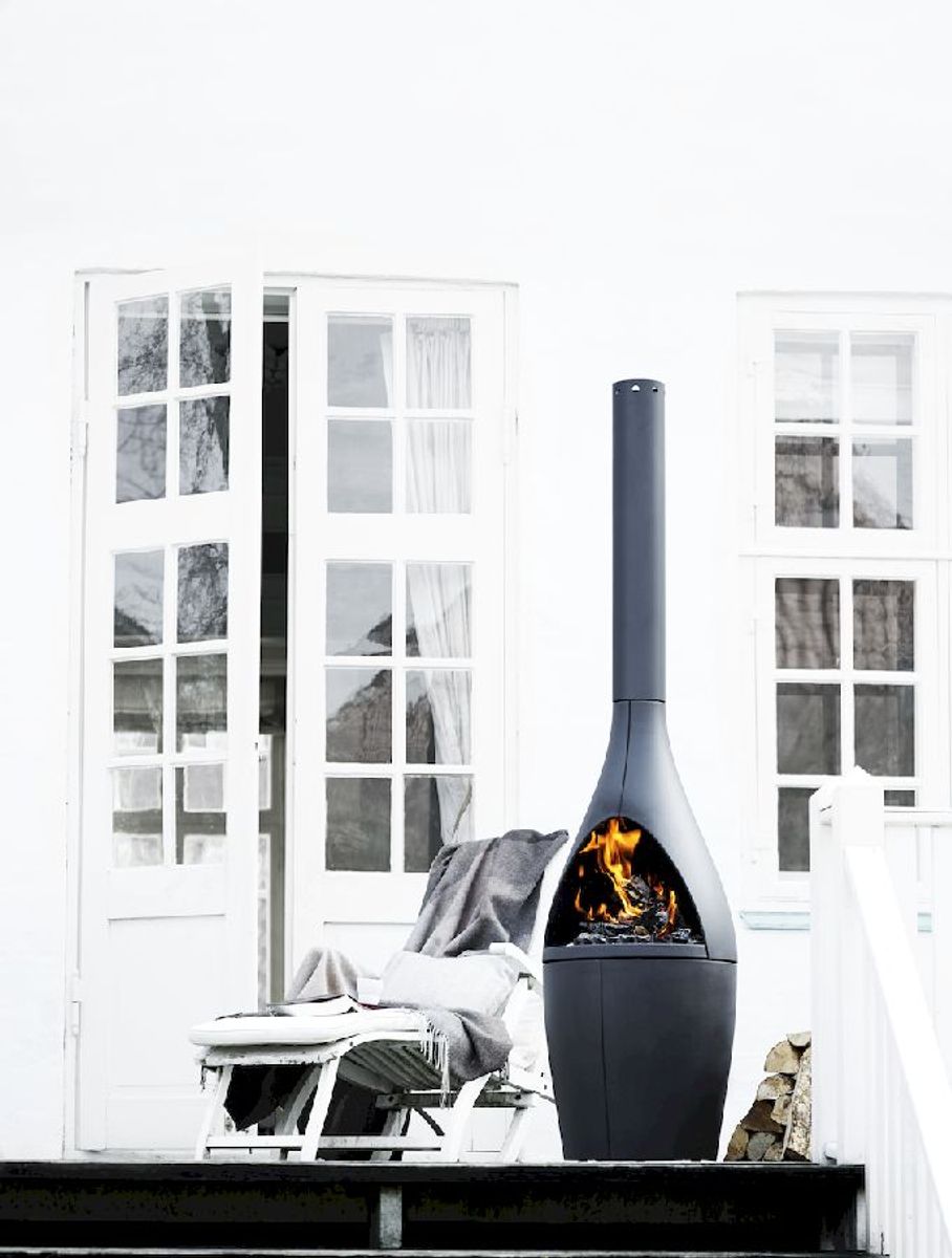 Morso Kamino buitenhaard, sfeerfoto 2