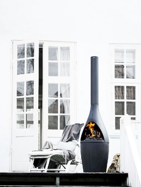 Morso Kamino buitenhaard, sfeerfoto 2