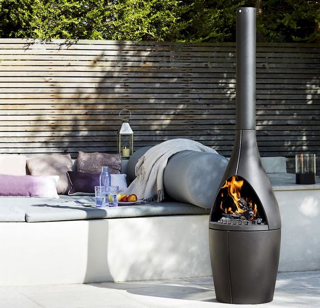 Morso Kamino buitenhaard, sfeerfoto 1