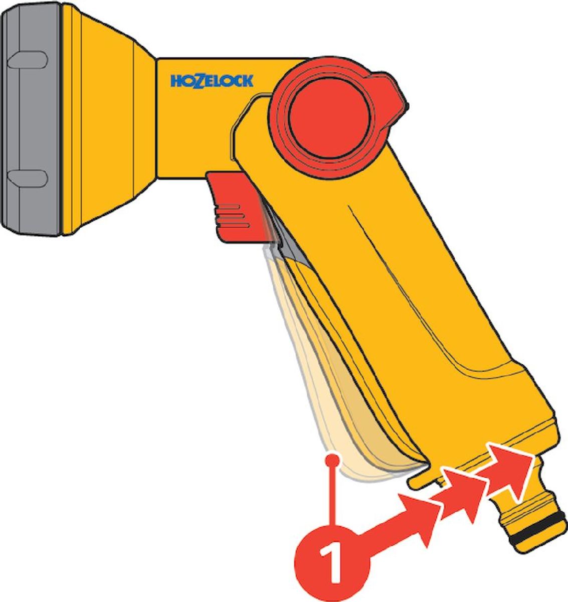 Hozelock Rose Spraygun broes - product 2