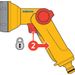 Hozelock Rose Spraygun broes - vergrendelbaar handvat