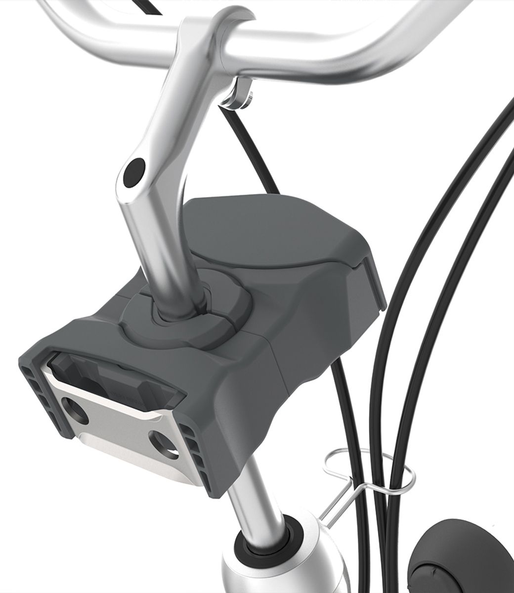 Urban Iki fietsstoeltje voor- Beige/zwart - met windscherm