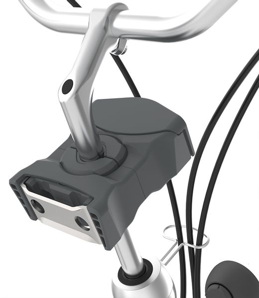 Urban Iki fietsstoeltje voor- Beige/zwart - met windscherm