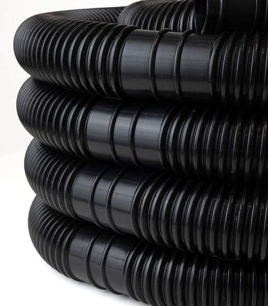 Zwembadslang 32 mm - 25 meter - Zwart