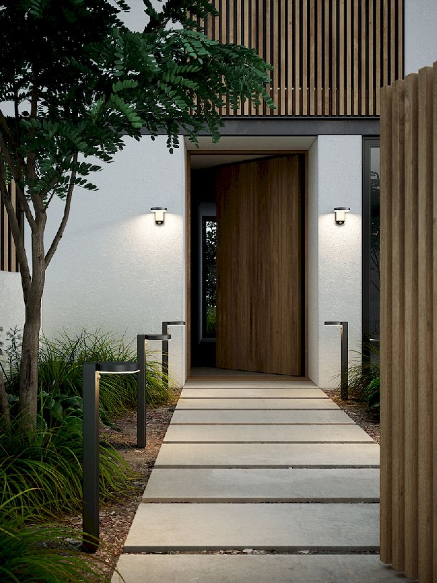 Nordlux Rica solar grondspies - rond, sfeerfoto 2