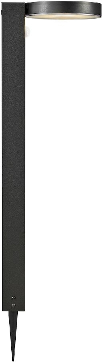 Nordlux Rica solar grondspies - rond, zijaanzicht