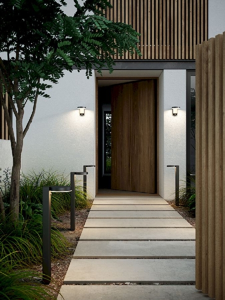 Nordlux Rica solar grondspies - rond, sfeerfoto 2