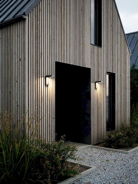 Nordlux Alya solar wandlamp, sfeerfoto