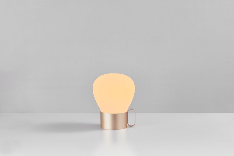 Nordlux Nuru 15 tafellamp - Roségoud, ander kleur licht