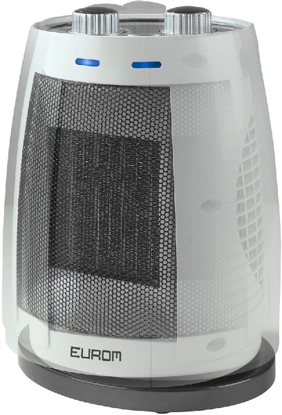 Eurom Safe-t-heater 1500 keramische kachel zijaanzicht