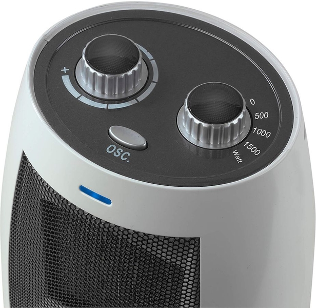 Eurom Safe-t-heater 1500 keramische kachel bediening