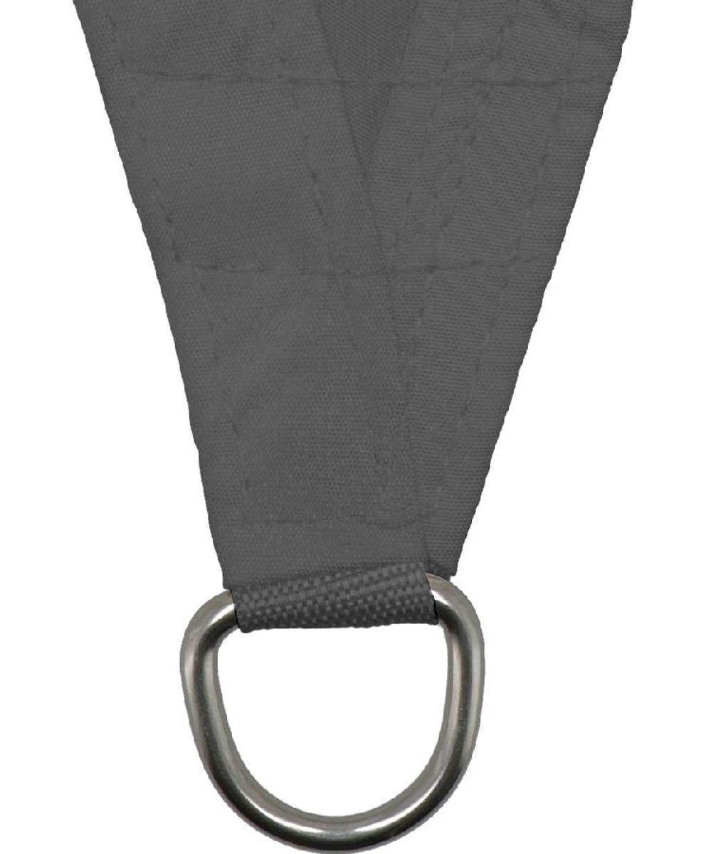 Livin’outdoor schaduwdoek Como driehoek 5 m - Antraciet oog