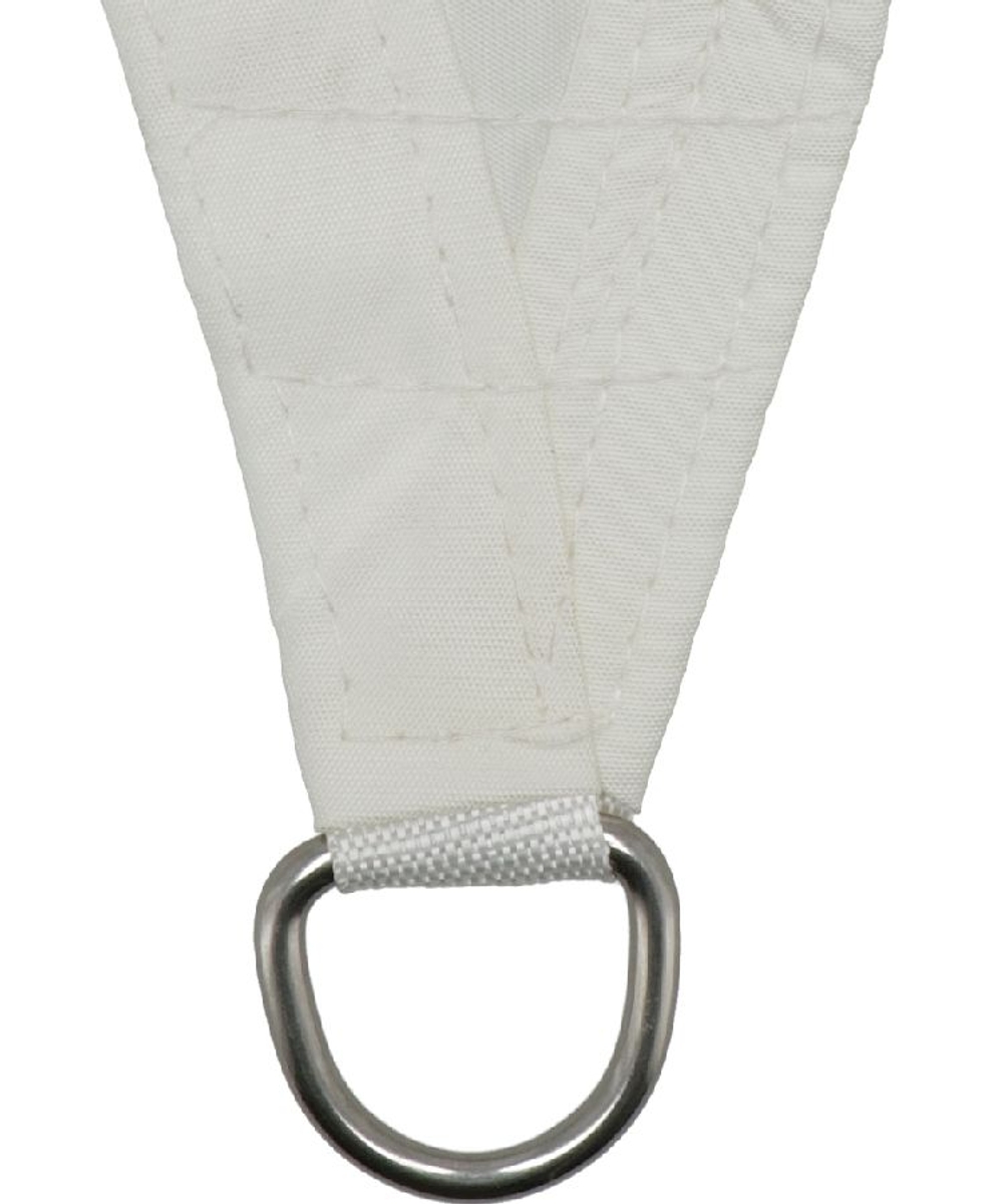 Livin’outdoor schaduwdoek Como driehoek 5 m - Wit oog