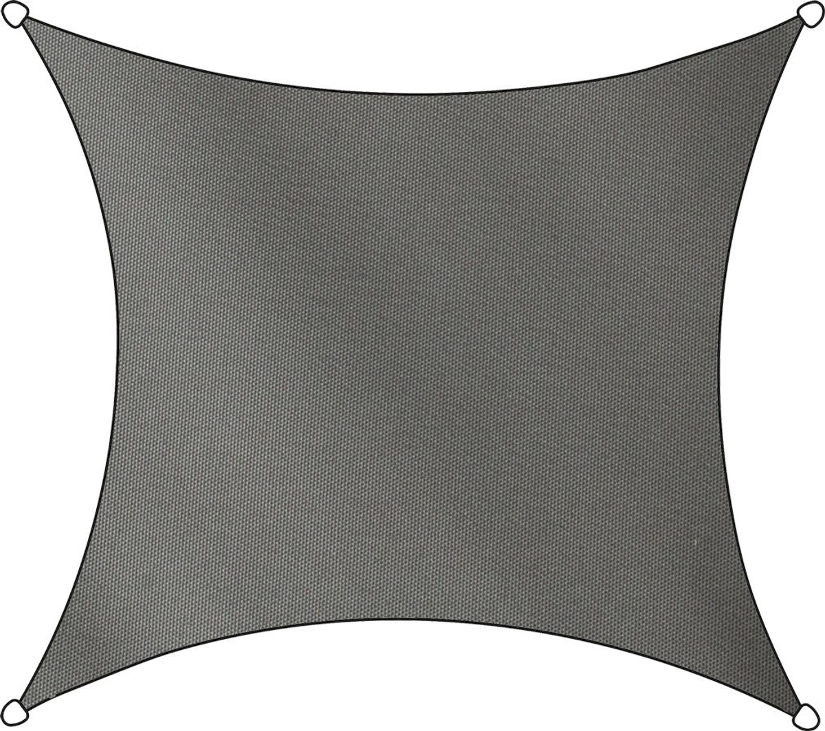 Livin’outdoor schaduwdoek Como vierkant 3,6 m - Antraciet