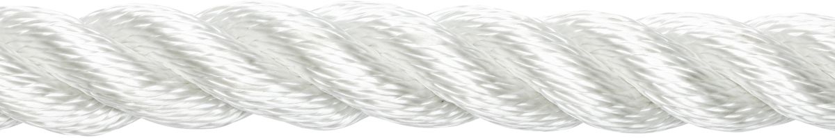 Livin’outdoor schaduwdoek Como vierkant 3,6 m - Wit touw