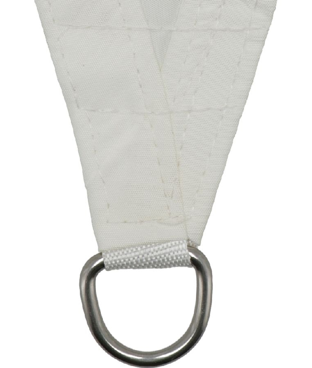 Livin’outdoor schaduwdoek Como vierkant 3,6 m - Wit oog