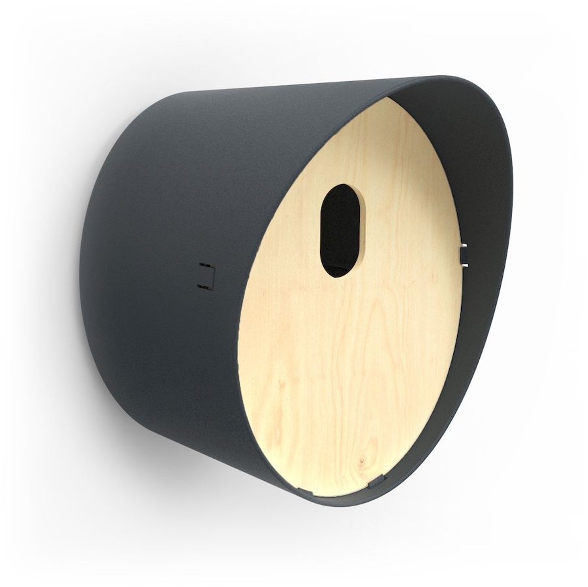 Capi vogelhuisje ovaal - Antraciet