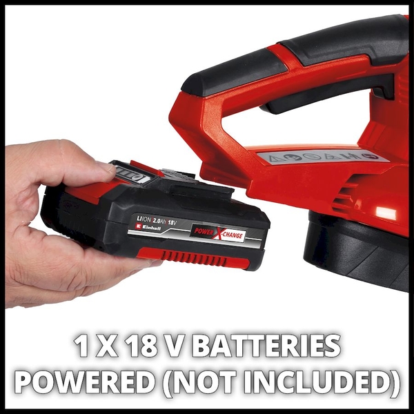 Einhell GE-CL 18/1 Li E-Solo accu bladblazer accu's