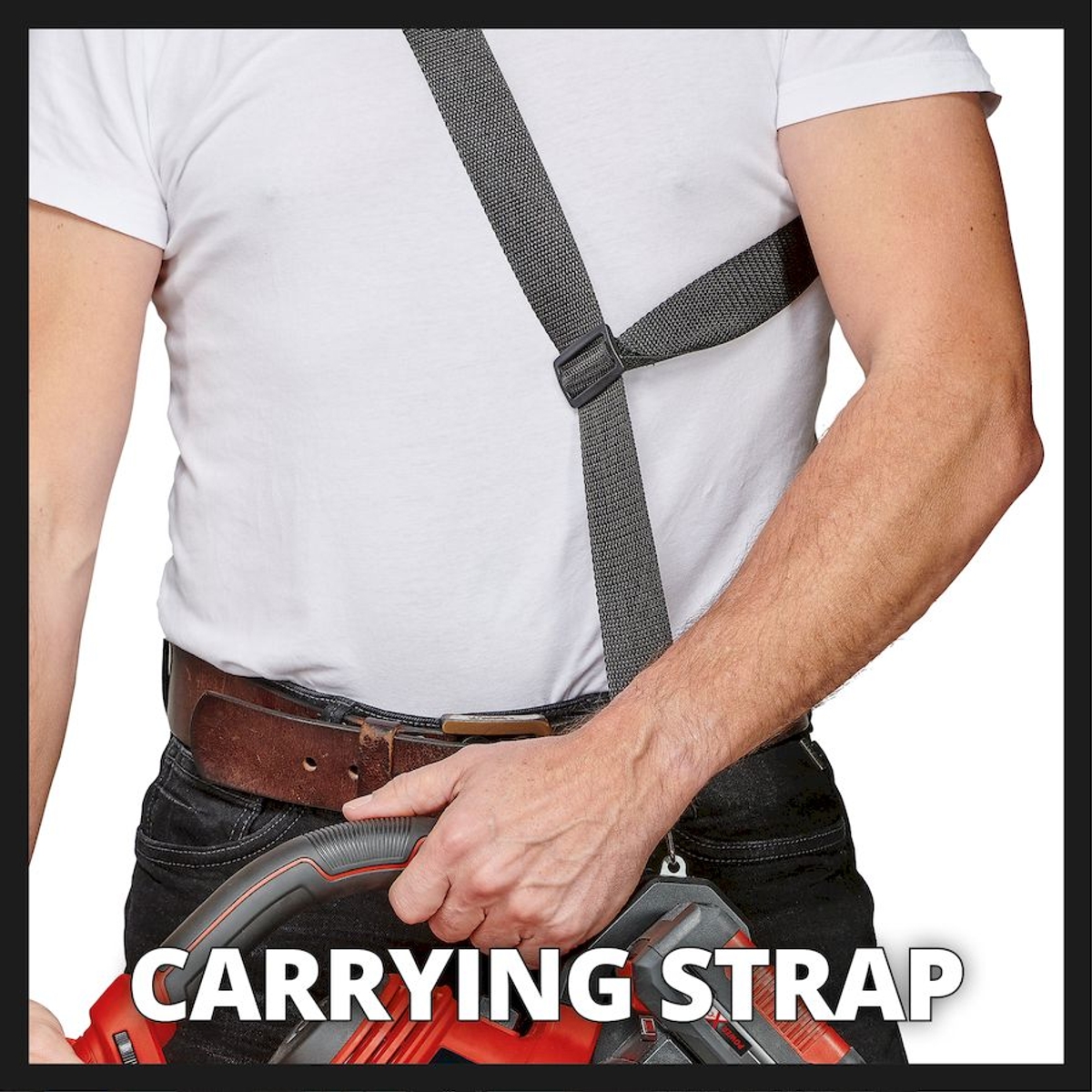 Einhell GE-CL 36/230 Li E -Solo accu bladblazer draagriem