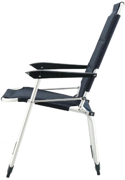 Travellife San Marino klapstoel - Blauw zijaanzicht