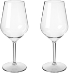 HappyGlass Lady Abigail kunststof wijnglas - 2 stuks