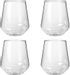HappyGlass luxe kunststof drinkglas - 4 stuks