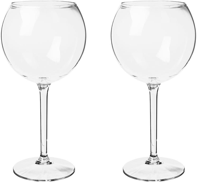 HappyGlass kunststof cocktailglas - 2 stuks