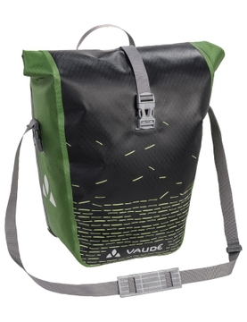 Vaude Aqua Back Print enkele fietstas - 24 liter - Zwart/Groen