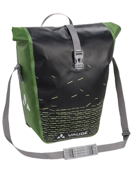 Vaude Aqua Back Print Single fietstas - 24 liter - zwart/groen