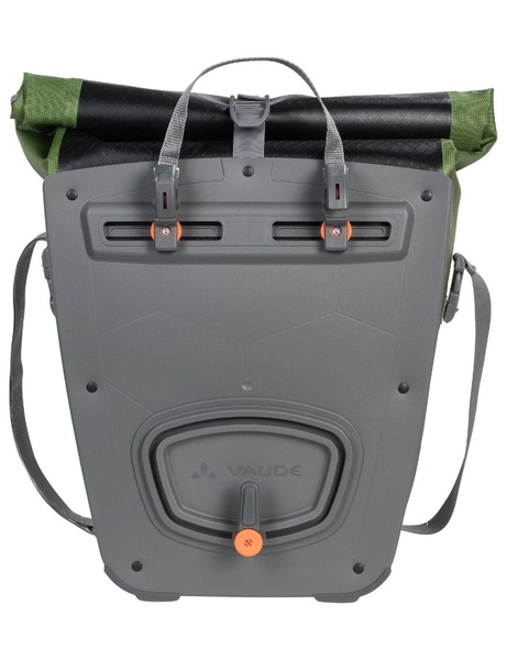 Vaude Aqua Back Print Single fietstas - 24 liter - zwart/groen