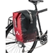 Vaude Aqua Back Print enkele fietstas - 24 liter - Zwart/Rood