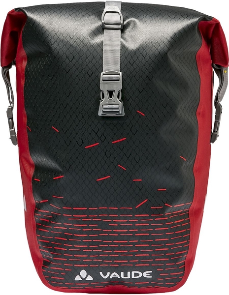 Vaude Aqua Back Print enkele fietstas - 24 liter - Zwart/Rood