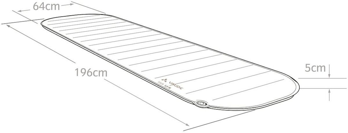 Vaude Tour 5 L slaapmat 