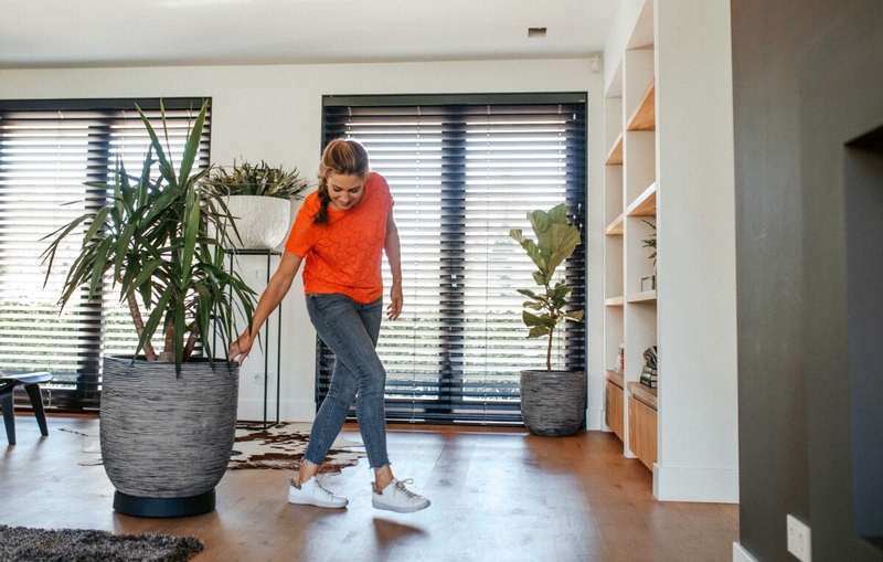 Capi Nature Rib bloempot bol - 43 cm - antraciet