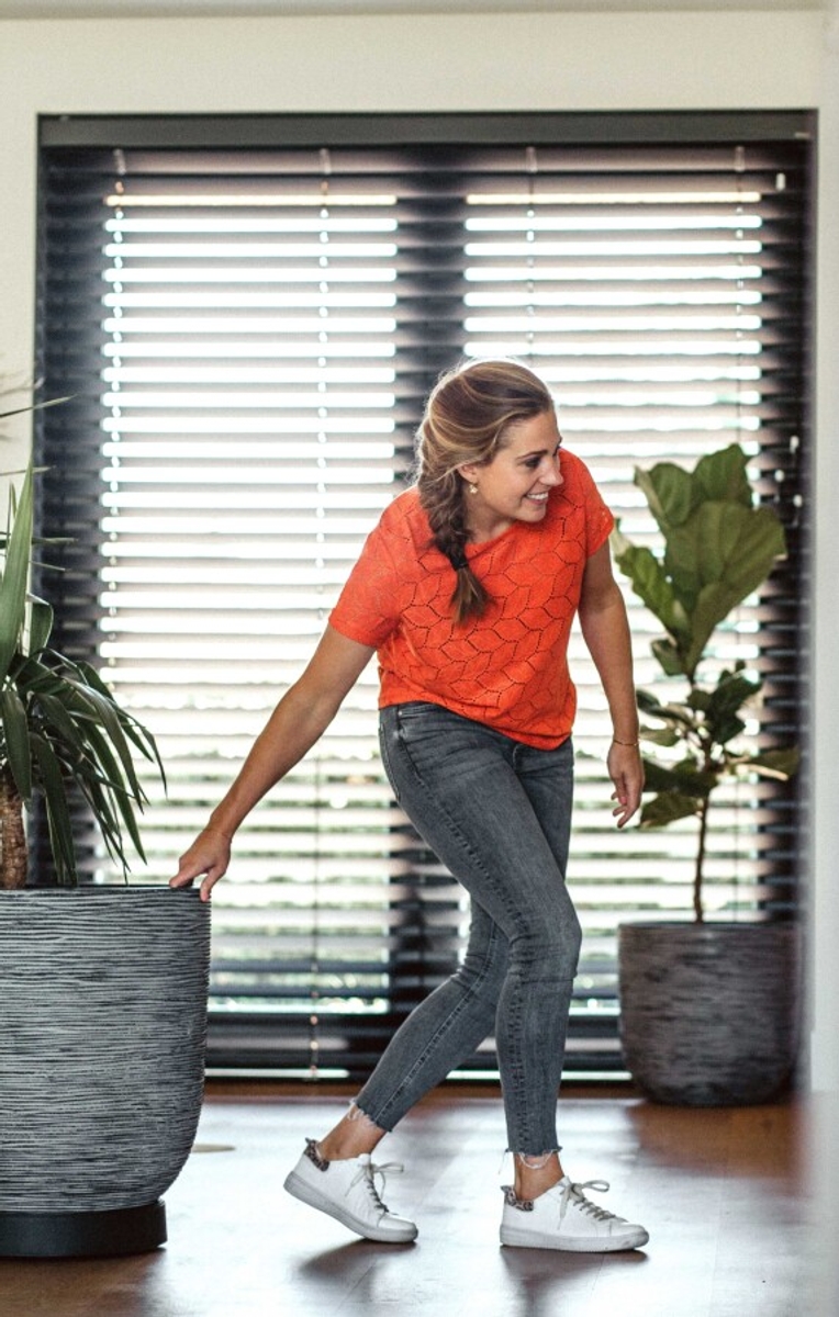 Capi Nature Rib bloempot bol - 54 cm - antraciet