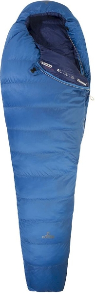 Nomad Pegasus 190 Mummyslaapzak - Blauw - Ritspositie links