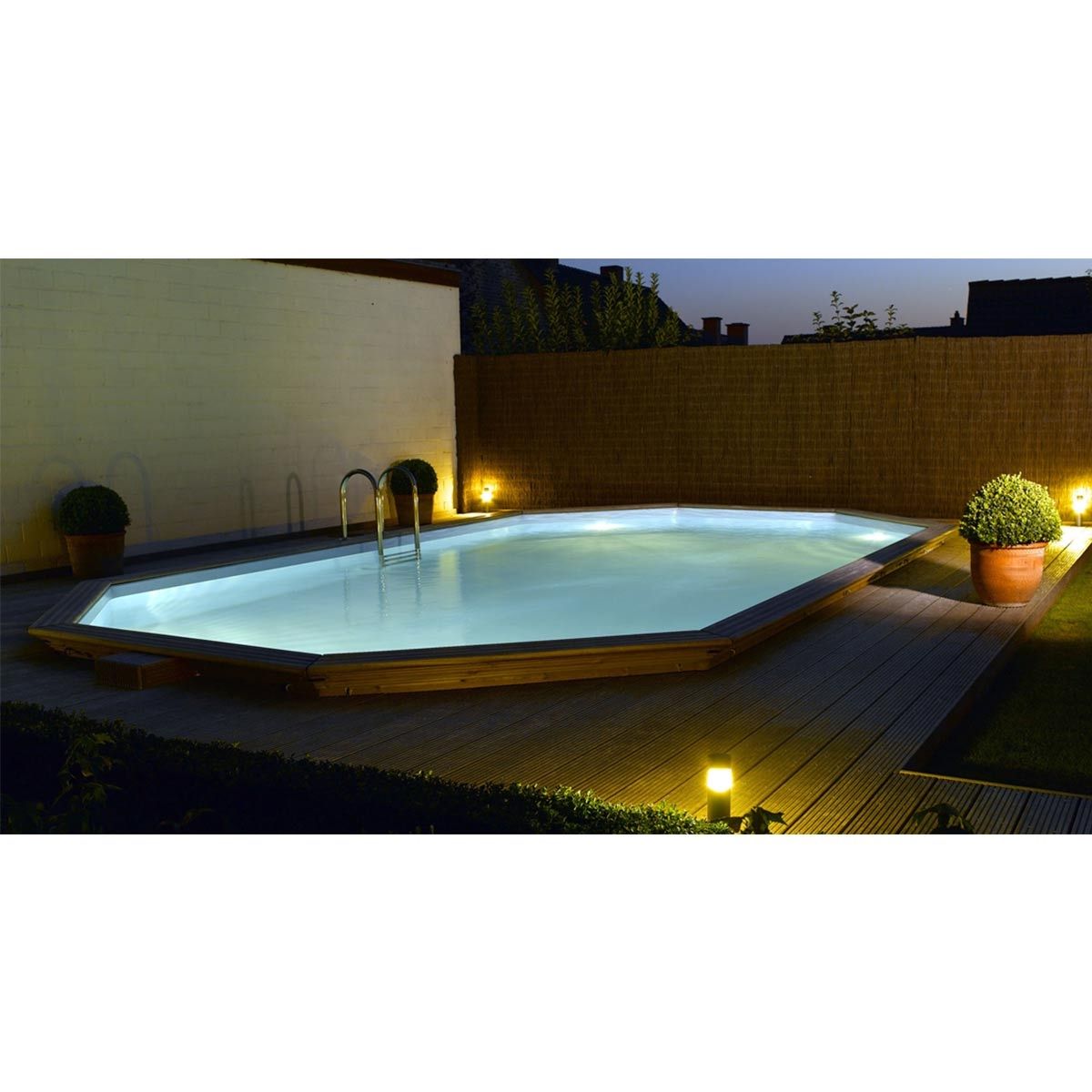 Gardipool Oblong 3.90 x 6.20 m, Hoogte: 1.20 m