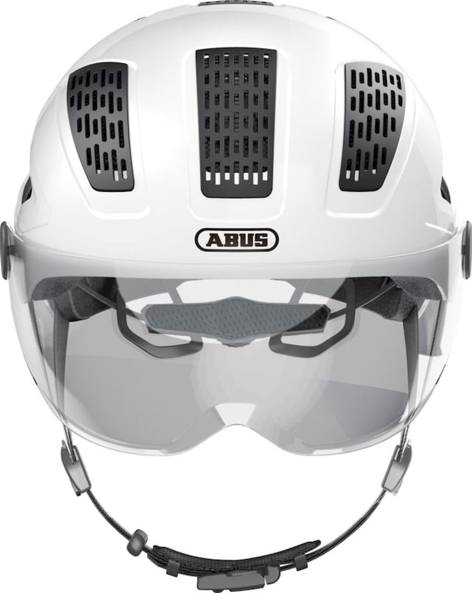 Abus Hyban 2.0 ACE stadsfiets helm - Polar White