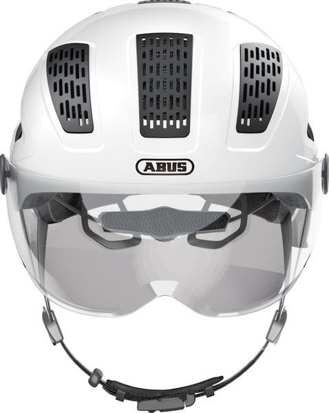 Abus Hyban 2.0 ACE stadsfiets helm - Polar White