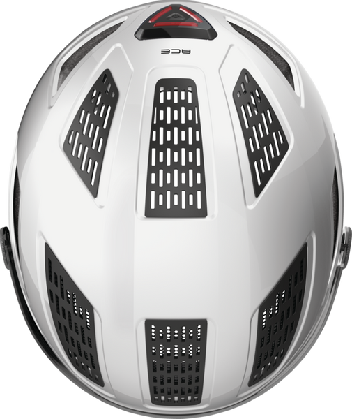 Abus Hyban 2.0 ACE stadsfiets helm - Polar White