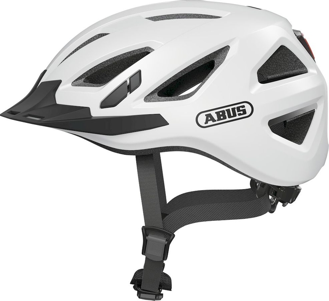 Abus Urban-I 3.0 stadsfietshelm - Polar White