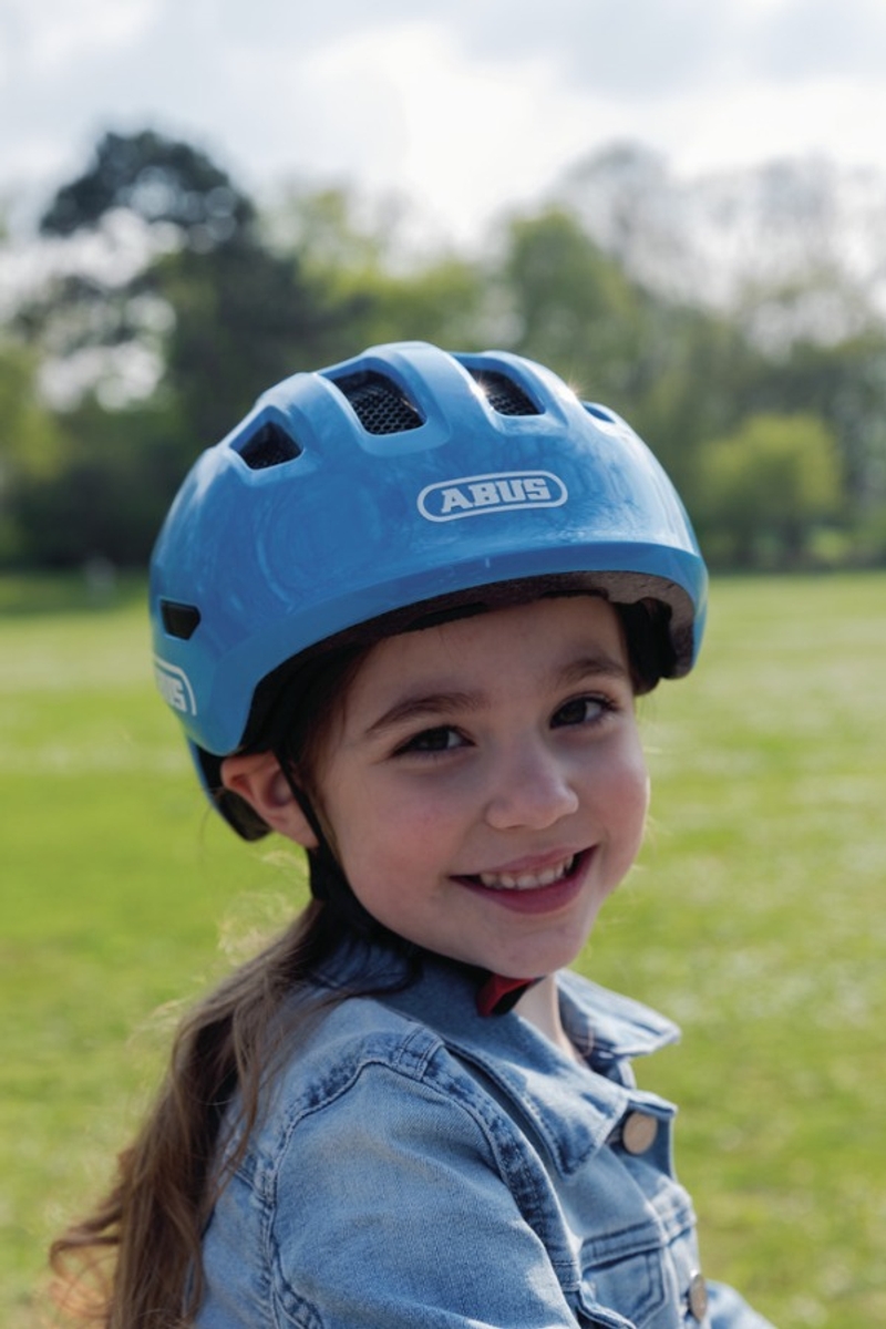 Abus Smiley 3.0 kinderfietshelm - Blue Croco
