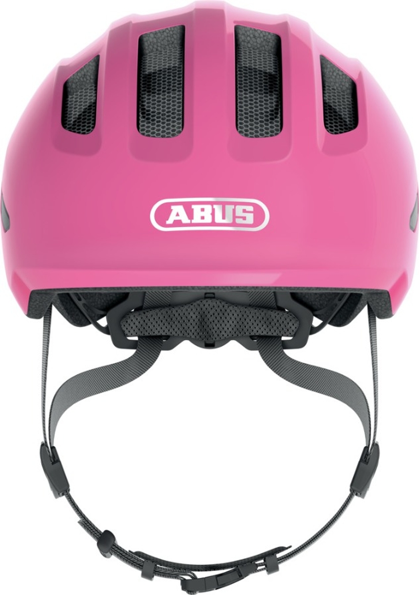 Abus Smiley 3.0 kinderfietshelm - Shiny Pink