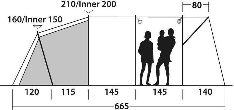 Outwell Greenwood 6 tunneltent - 6 persoons