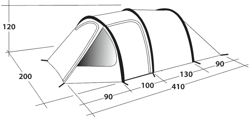 Outwell Earth 3 tunneltent - 3 persoons