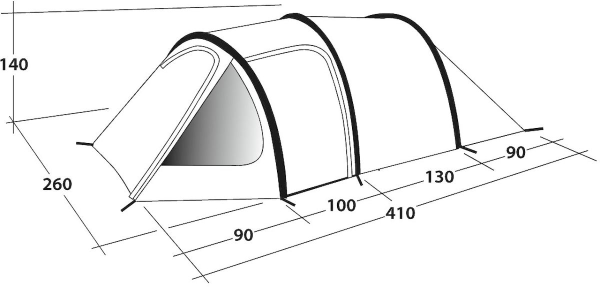 Outwell Earth 4 tunneltent - 4 persoons