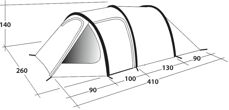Outwell Earth 4 tunneltent - 4 persoons