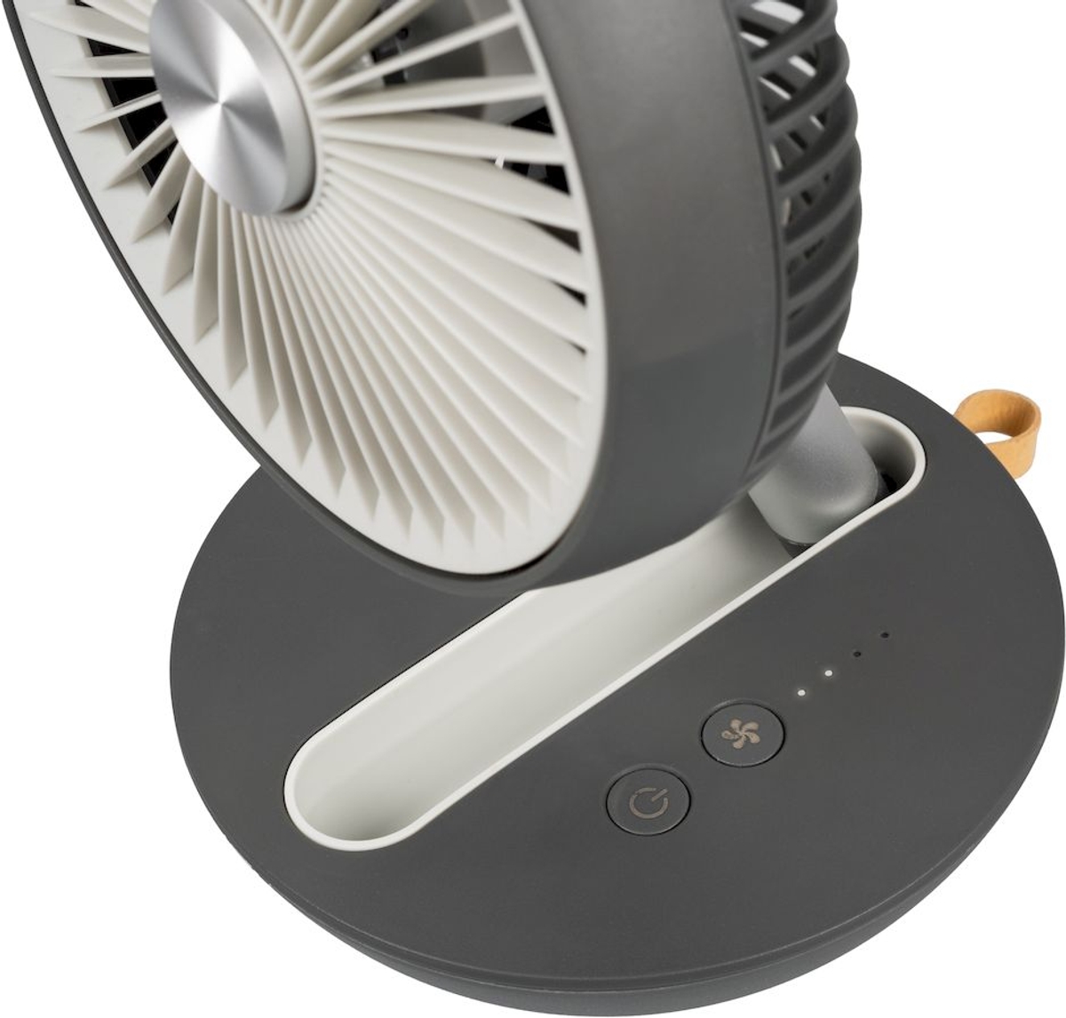 Eurom Vento opvouwbare en draadloze ventilator - bedieningspaneel