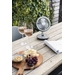 Eurom Vento opvouwbare en draadloze ventilator - op tuintafel